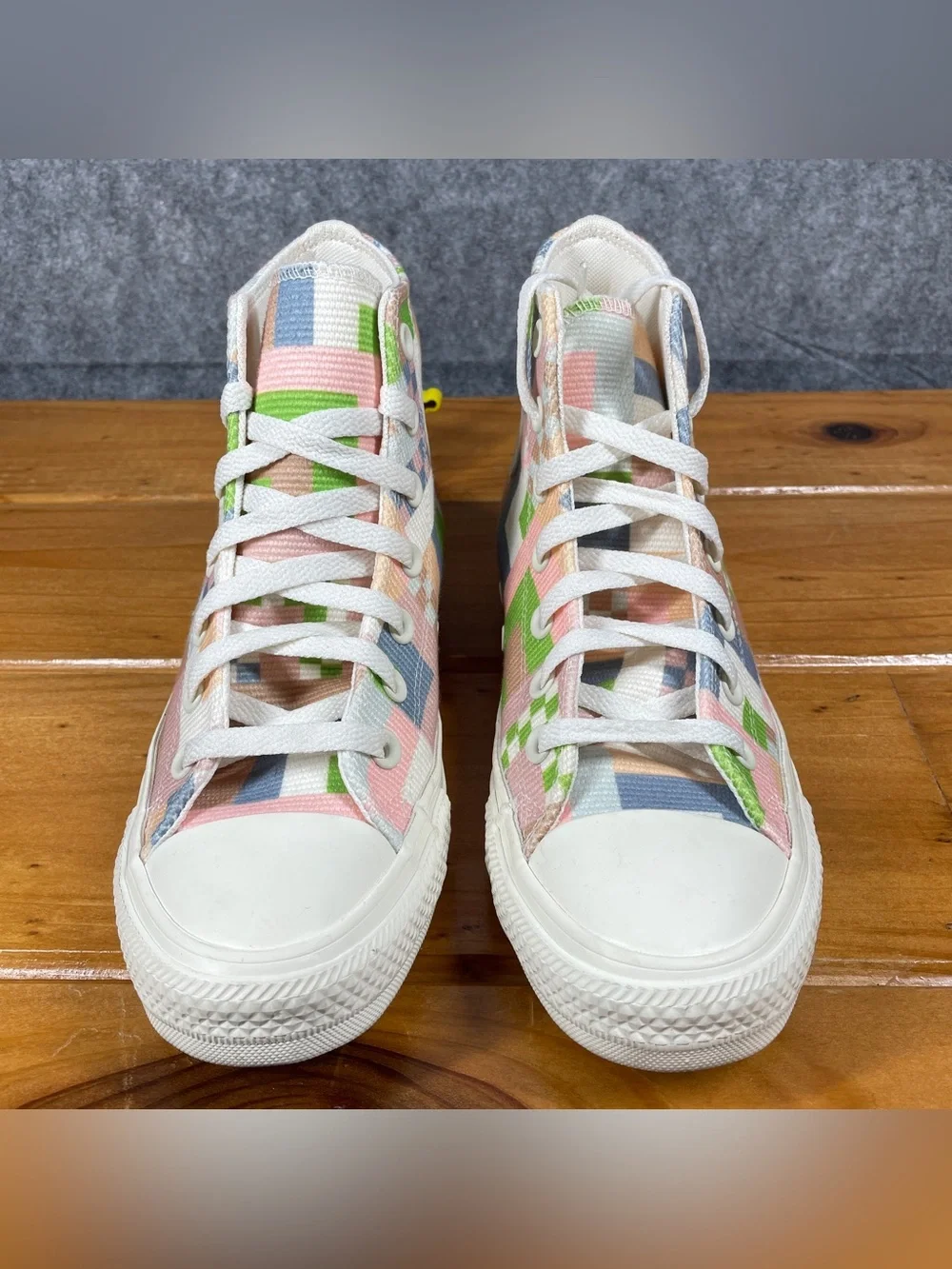 Converse Chuck Taylor All Star WOMENS 7 Crafted High Abstract Stripes 572702F